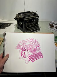 Image 2 of Pink Typewriter