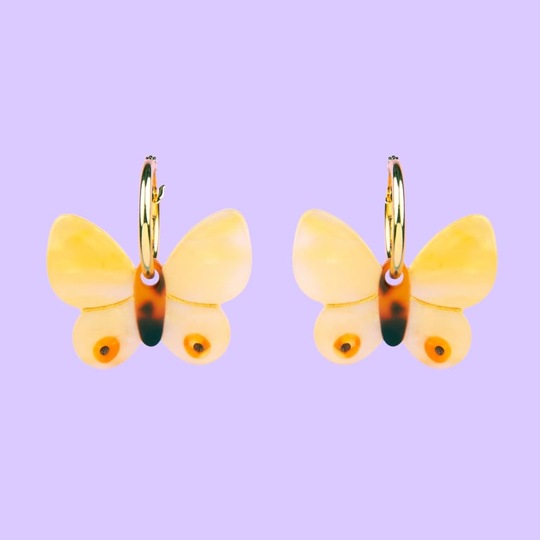 PAIRE DE BOUCLE D'OREILLES PAPILLONS - COUCOU SUZETTE ® (PLUSIEURS MODÈLES) Image 6