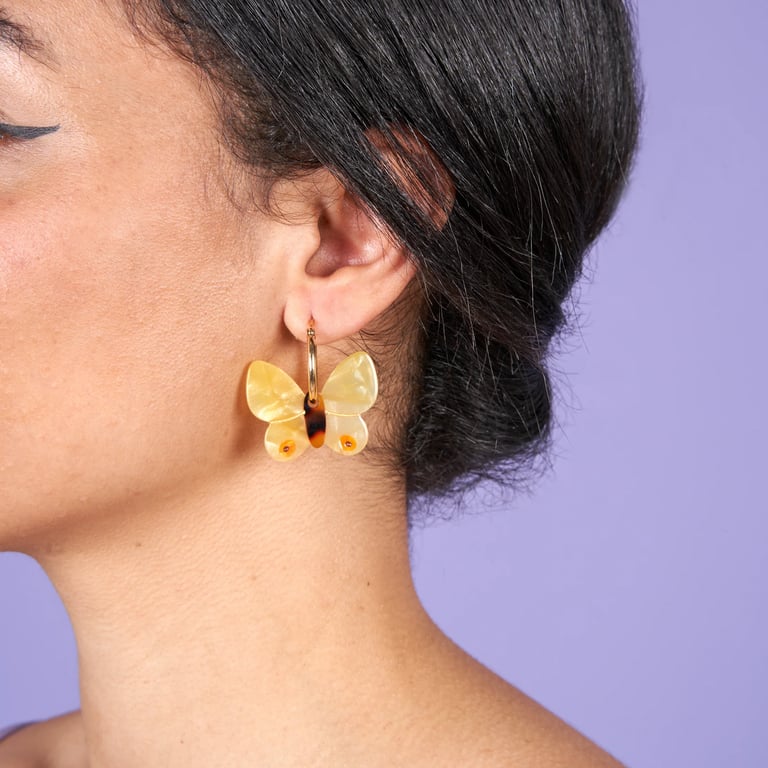 PAIRE DE BOUCLE D'OREILLES PAPILLONS - COUCOU SUZETTE ® (PLUSIEURS MODÈLES) Image 3