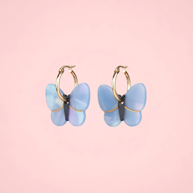PAIRE DE BOUCLE D'OREILLES PAPILLONS - COUCOU SUZETTE ® (PLUSIEURS MODÈLES) Image 9