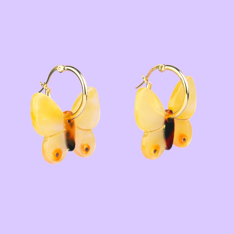 PAIRE DE BOUCLE D'OREILLES PAPILLONS - COUCOU SUZETTE ® (PLUSIEURS MODÈLES) Image 8
