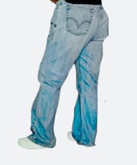 Image 2 of Men's Levi's 527 Vintage 2006 jeans, SZ 34/30 Low waist Boot cut , med wash , 100 % cotton 