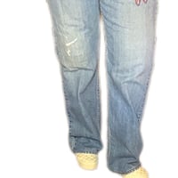 Image 5 of Men's Levi's 527 Vintage 2006 jeans, SZ 34/30 Low waist Boot cut , med wash , 100 % cotton 