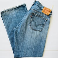 Image 1 of Men's Levi's 527 Vintage 2006 jeans, SZ 34/30 Low waist Boot cut , med wash , 100 % cotton 