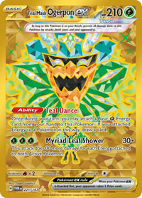 Teal Mask Ogerpon ex - 221/167 - SV06: Twilight Masquerade - Near Mint