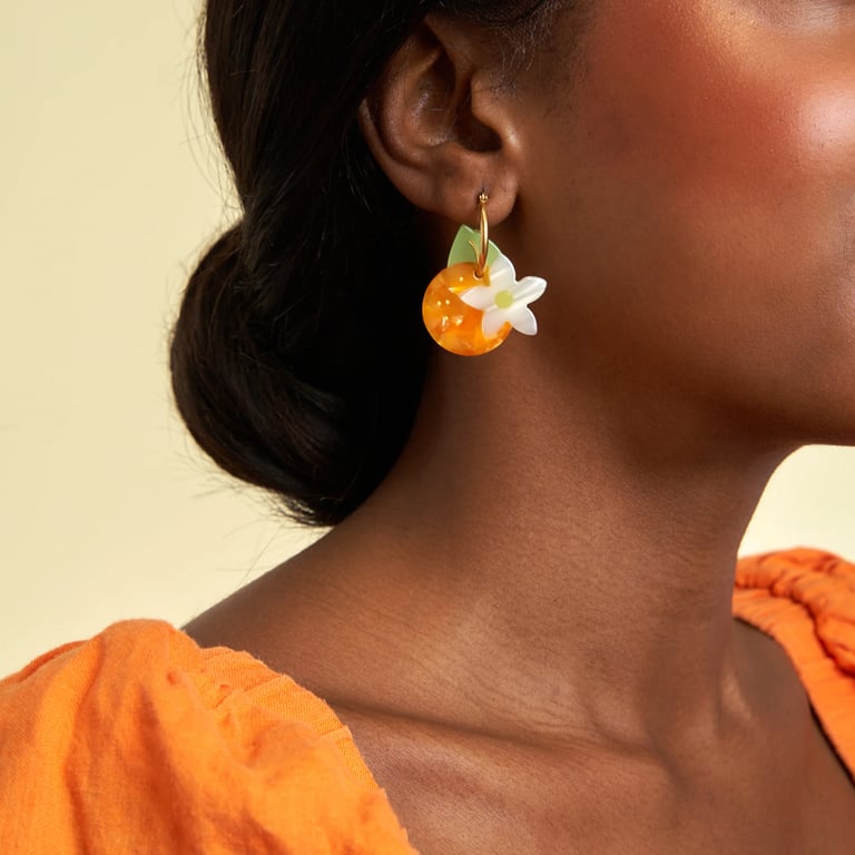 PAIRE DE BOUCLE D'OREILLES FRUITS - COUCOU SUZETTE ® (PLUSIEURS MODÈLES) Image 4