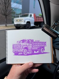 Image 2 of Purple truck