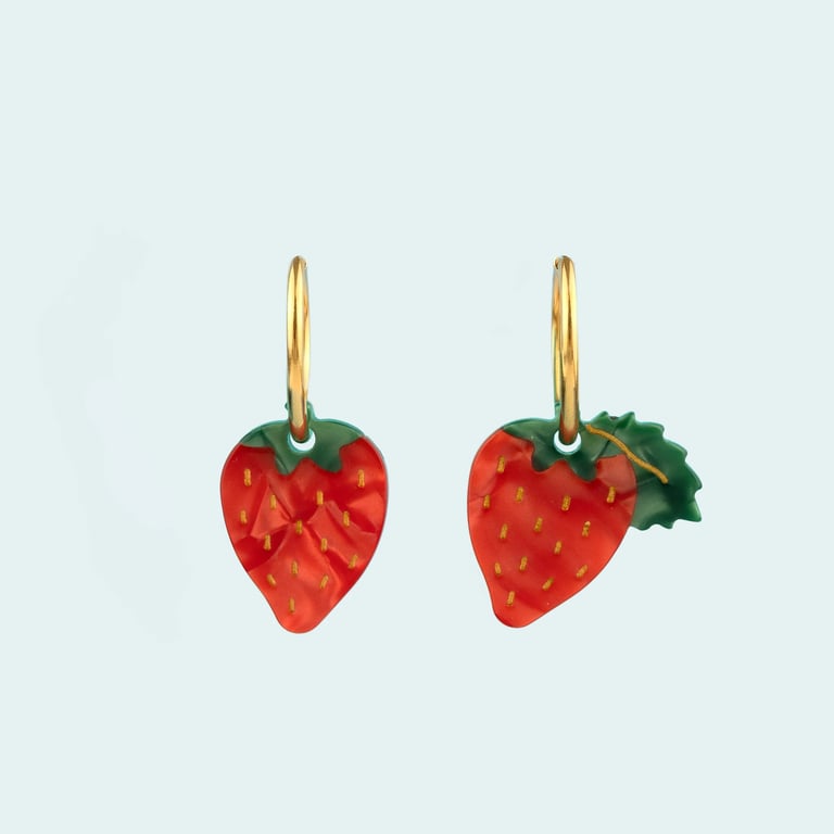 PAIRE DE BOUCLE D'OREILLES FRUITS - COUCOU SUZETTE ® (PLUSIEURS MODÈLES) Image 3