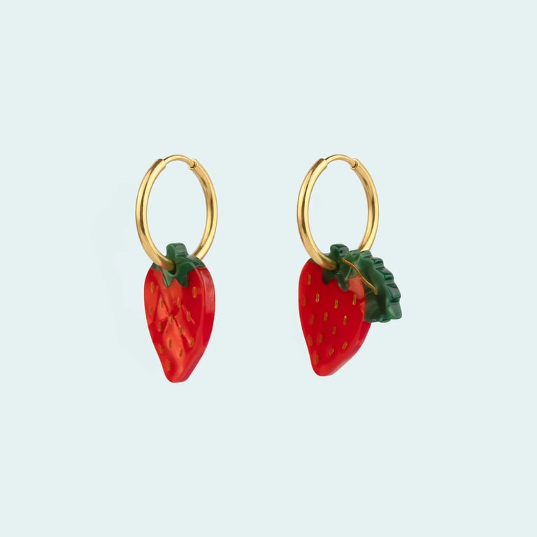 PAIRE DE BOUCLE D'OREILLES FRUITS - COUCOU SUZETTE ® (PLUSIEURS MODÈLES) Image 6