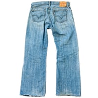 Image 11 of Men's Levi's 527 Vintage 2006 jeans, SZ 34/30 Low waist Boot cut , med wash , 100 % cotton 