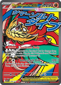 Mega Hawlucha ex - 268/217 - ME: Ascended Heroes - Near Mint