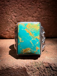 Image 2 of WL&A Handmade Heavy Ingot  Royston  Sunburst Ring - Size 11