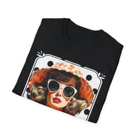 Image 4 of Retro Polka Dot Sunglasses T-Shirt — "Dark Sunglasses Hide All Sins" Vintage Graphic Tee