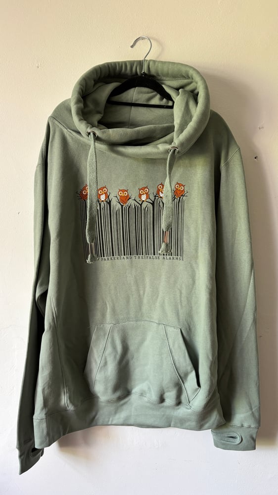 Image of Owl Cross Neck Hoodie