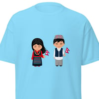 Image 2 of Kids Holding Flag Tshirt Multiple Colours 