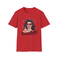 Image 4 of Respectfully Retro T-Shirt — Vintage Pinup Woman Graphic Tee-87d2c152