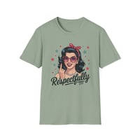 Image 5 of Respectfully Retro T-Shirt — Vintage Pinup Woman Graphic Tee-87d2c152