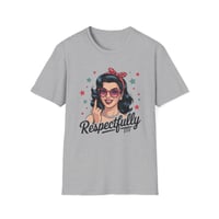 Image 7 of Respectfully Retro T-Shirt — Vintage Pinup Woman Graphic Tee-87d2c152