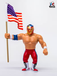Image 2 of *IN STOCK* PATRIOT DEL WILKES 4.5 INCH RETRO WRESTLE-SOMETHING WRESTLERS SERIES 5.5 FIGURE (FC TOYS)