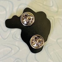 Image 3 of AT RANDOM Milwaukee 1.5" Clown Pair Soft Enamel Pin