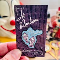 Image 1 of AT RANDOM Milwaukee 1.5" Clown Pair Soft Enamel Pin