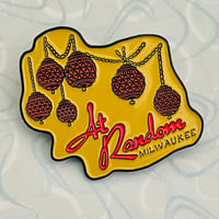 Image 2 of AT RANDOM Milwaukee Swag Lamp 1.5" Soft Enamel Pin