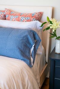 Image 1 of Blue Zig Zag Pillowcase