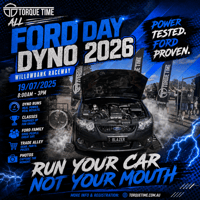 All Ford Day QLD Dyno shootout at Willowbank raceway 19/07/26