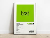 Image 1 of Charli XCX - Brat Music Album Cover Poster