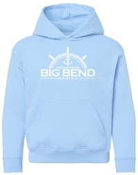 Image 2 of LAT Youth Hoodie in Navy, Light Blue, Saltwater, Mauvelous, Orange