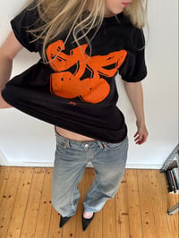 Image 2 of CHERRY T-SHIRT BLACK