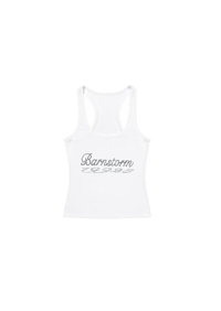 Image 1 of POLKADOTS TANK-TOP WHITE