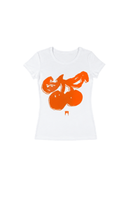 Image 1 of CHERRY BABY T-SHIRT WHITE