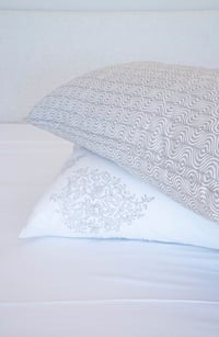 Image 1 of Grey Swirl Pillowcase