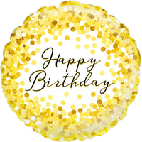 Gold Sparkle Balloon