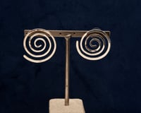 Image 3 of Vintage Ed Levin Spiral Earrings 