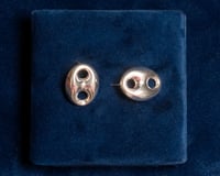 Image 2 of Vintage Mariner Link Earrings 