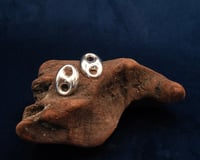 Image 1 of Vintage Mariner Link Earrings 