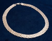 Image 1 of Vintage Multistrand Braided Chain