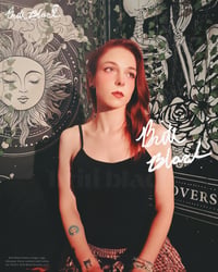 Briti Black Autographed “Sun Lovers” Photograph Card - Signed