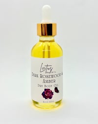 Dark Rosewood and Amber Dry Body Oil 
