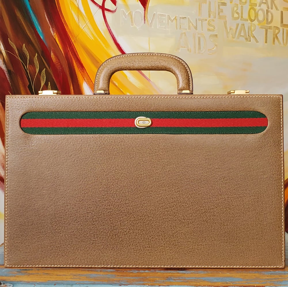 Image of  Vtg. Gucci Poker/Gaming Set.