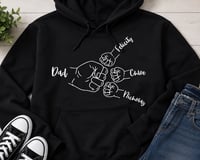 Image 1 of Personalized "Fathers Day"  Hoodies and T-Shirt designs