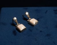 Image 2 of Vintage Mother of Pearl Dangle Earrings 