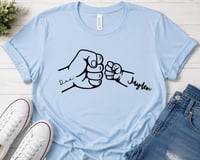 Image 3 of Personalized "Fathers Day"  Hoodies and T-Shirt designs