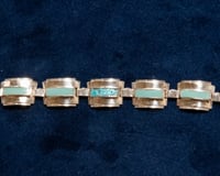 Image 4 of Vintage 1940s Turquoise Collar 