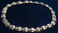 Image 2 of Vintage 1940s Turquoise Collar 