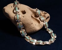 Image 1 of Vintage 1940s Turquoise Collar 