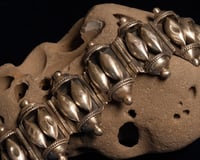 Image 4 of Vintage 1930s Hinged Bracelet from Mexico 
