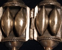 Image 5 of Vintage 1930s Hinged Bracelet from Mexico 